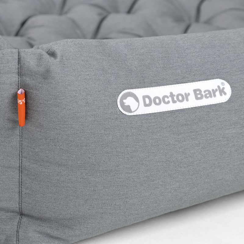 Doctor Bark Hondenbed Basic Grijs Melange