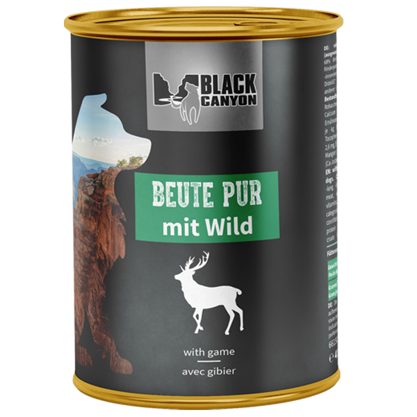 Black Canyon Dog "Beute Pur" - Wild 410g