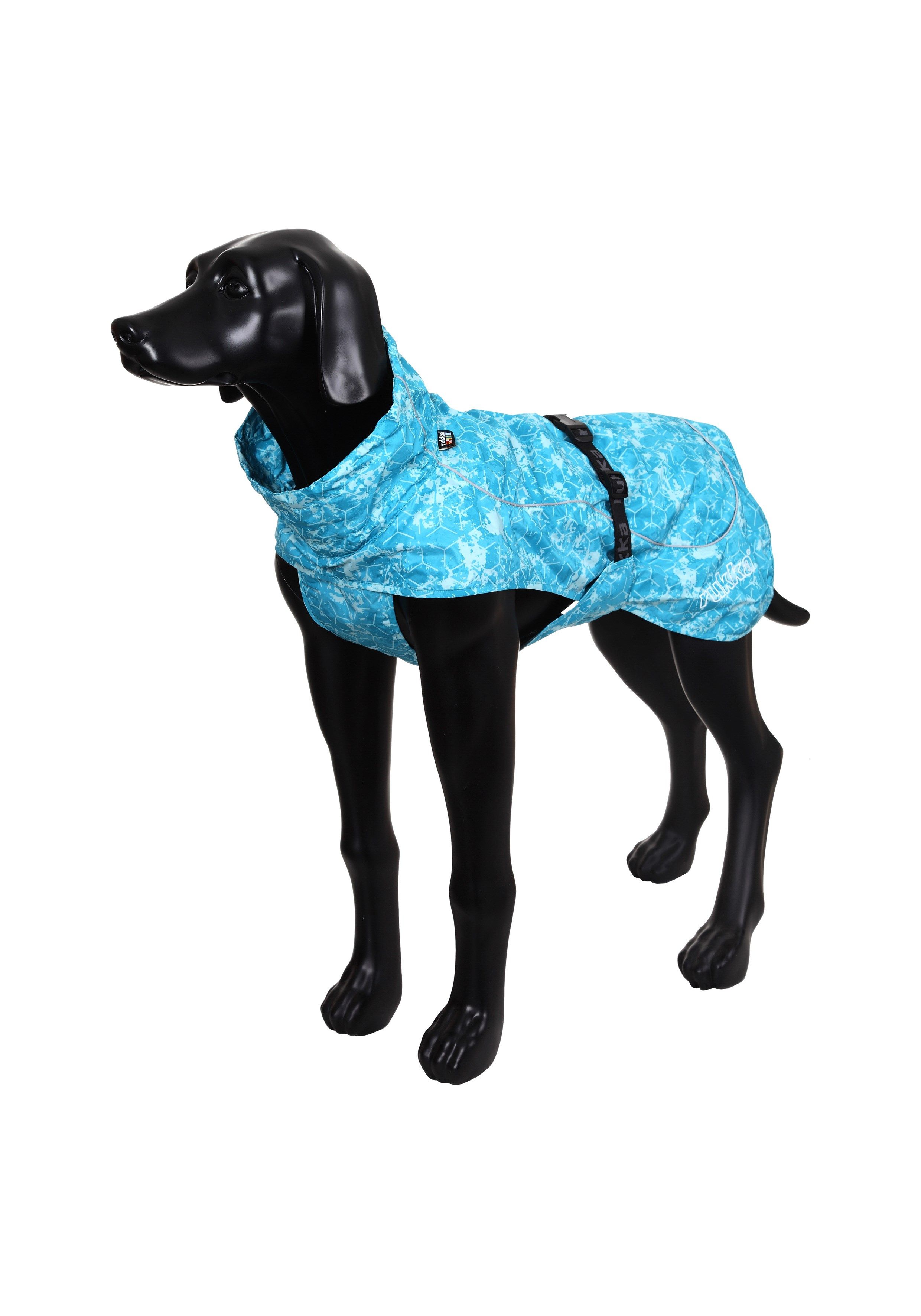 Rukka Pets Drizzle honden regenjas, aqua