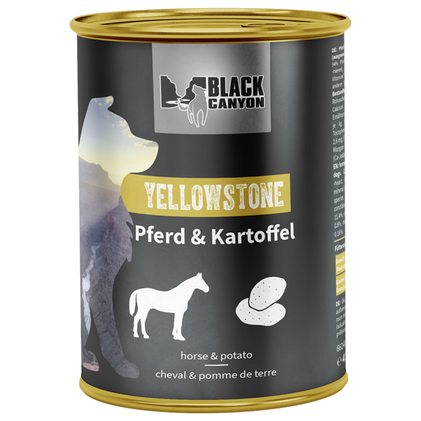 Black Canyon "Yellowstone" - Paard & Aardappel 410g