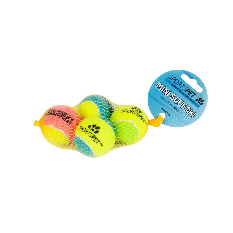 SPORTSPET Squeak Puppy set van 4