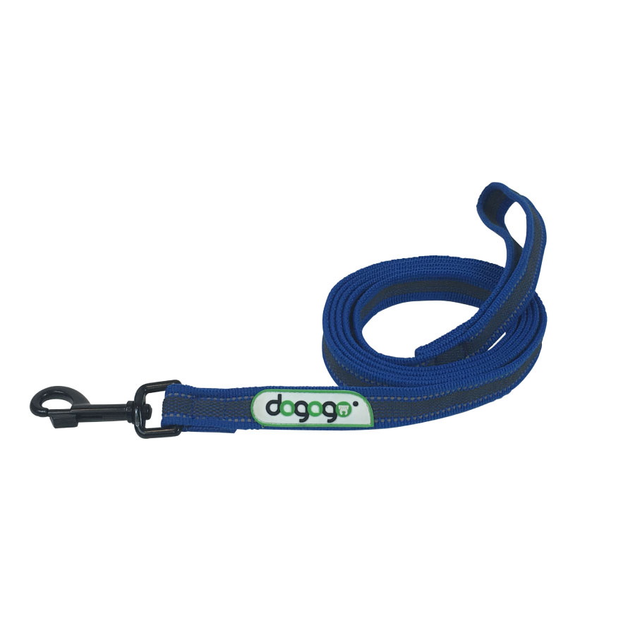 Dogogo Antislip Riem Met Handvat 14mm Blauw