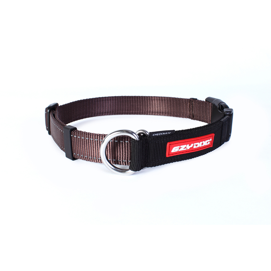 EzyDog Checkmate Halsband Chocolade