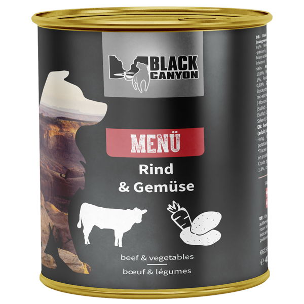 Black Canyon Dog "Menu" - met Rund