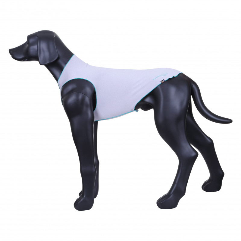 Rukka Pets Sunny UV - protectie t-shirt voor honden, licht grijs