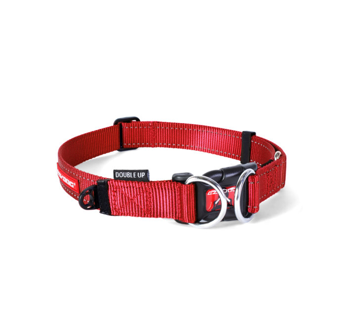 EzyDog Double Up Halsband Rood