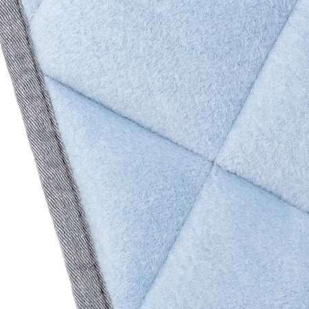 Doctor Bark fleece dubbelzijdige deken Azure - Lichtgrijs