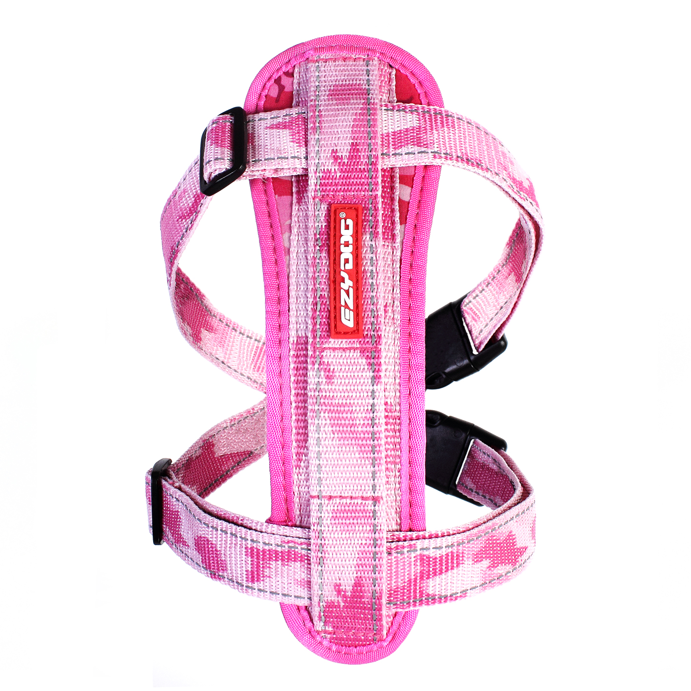 EzyDog Chest Plate Tuig Pink Camo