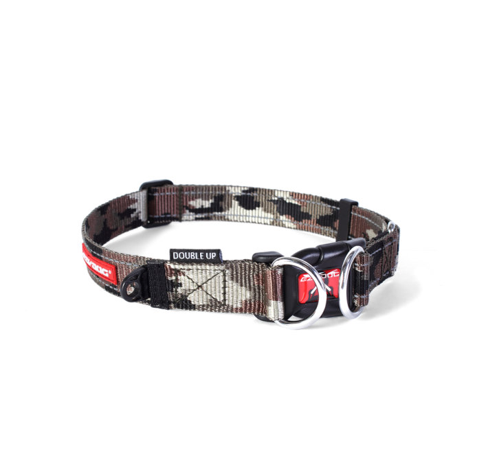 EzyDog Double Up Halsband, Camo