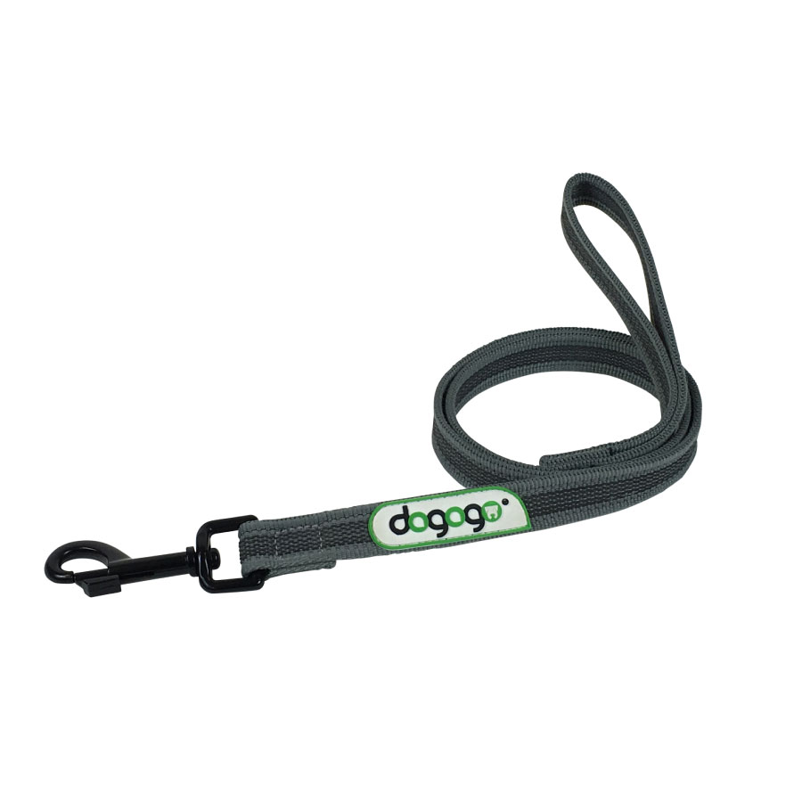 Dogogo Antislip Riem Met Handvat 14mm Grijs