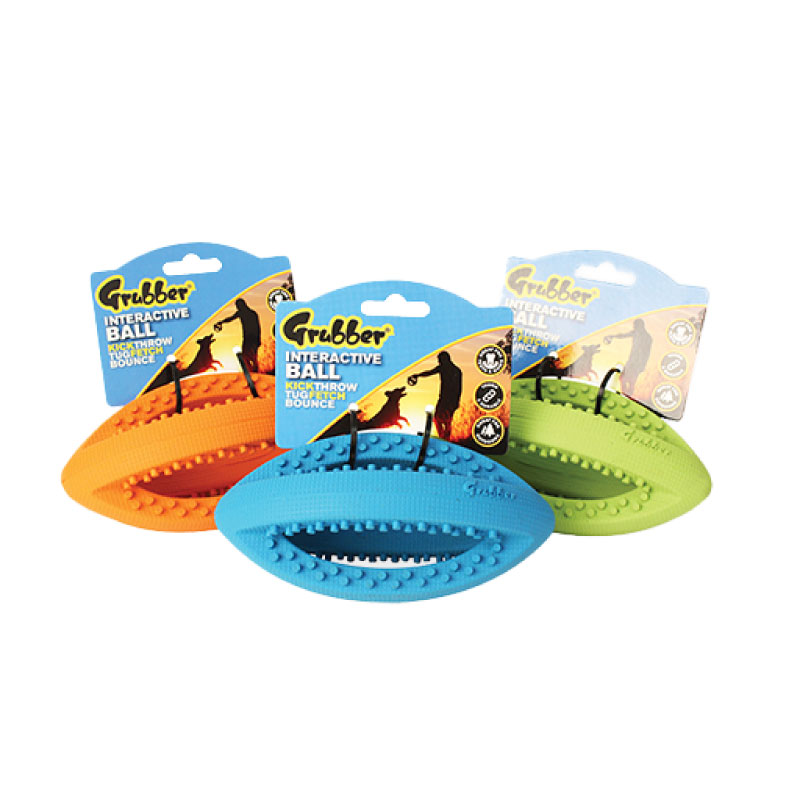 Happy Pet "Grubber" Interactive Rugby small