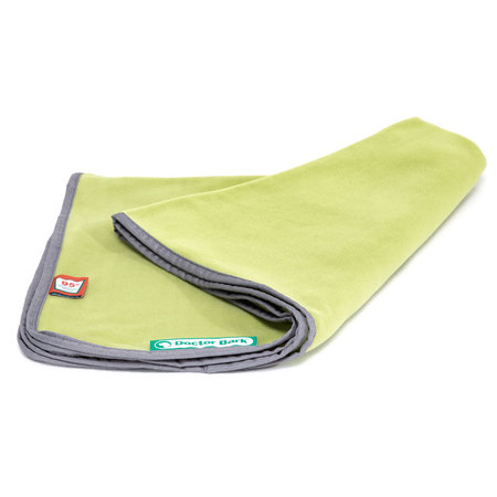 Doctor Bark zachte fleece deken grasgroen