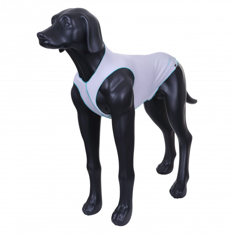 Rukka Pets Sunny UV - protectie t-shirt voor honden, licht grijs