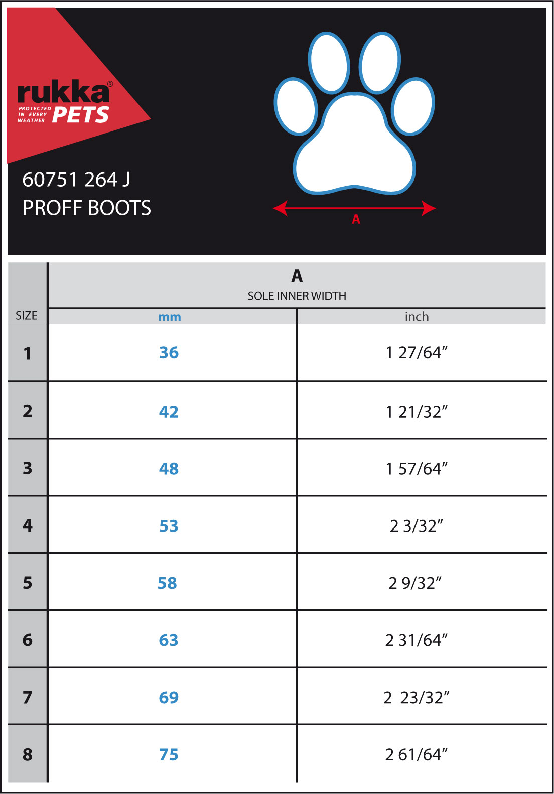 Rukka Pets Proff Boots Lang, zwart