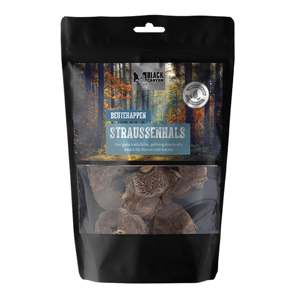 Black Canyon "Beutehappen" Struisvogelhals 50g