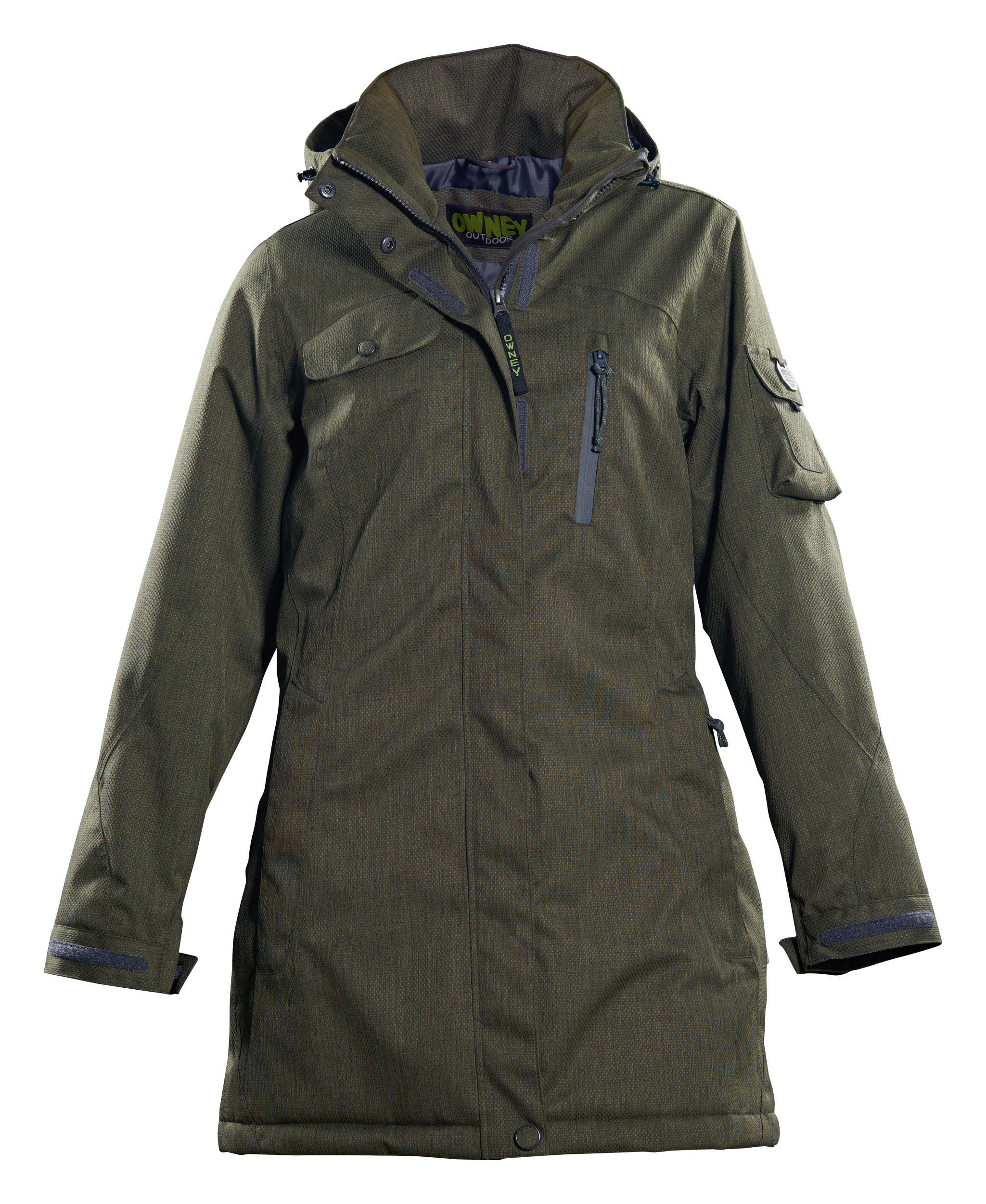 Owney Dames Winterparka Arctic Olivegroen